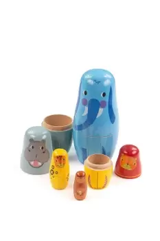 Image of Tidlo Kids Jungle Animal Russian Dolls
