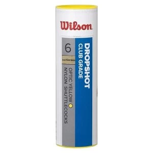 Image of Wilson Dropshot Shuttle - Tube of 6 - Yellow