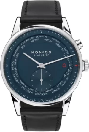 Image of Nomos Glashutte Watch True Blue Worldtimer Sapphire Crystal