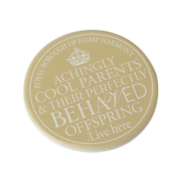 Image of Round Coaster Cool Parents By Heaven Sends
