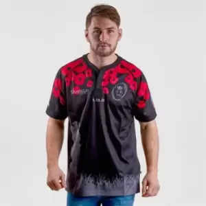 Image of Samurai British Army Replica Rugby Shirt Mens - Black