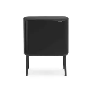 Image of Brabantia Bo Touch Bin 3 X 11L - Matt Black