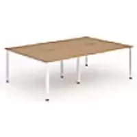 Image of dynamic Computer Desk Evolve Plus B4P14OAKW Oak 2800 mm x 1600 mm x 730 mm