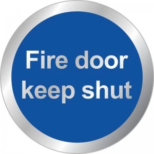 Image of Signslab 76mm Fire Door Keep Shut Rds15