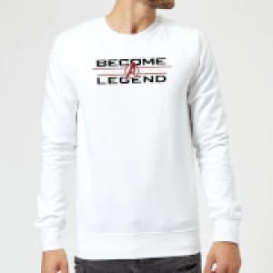 Image of Avengers Endgame Become A Legend Sweatshirt - White - L