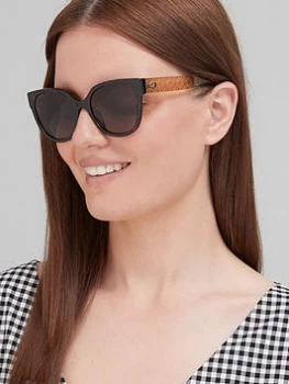Image of Kate Spade New York Ryleigh Cat-Eye Sunglasses - Havana