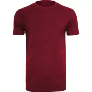 Image of Build Your Brand Mens T-Shirt Round Neck (3XL) (Burgundy)