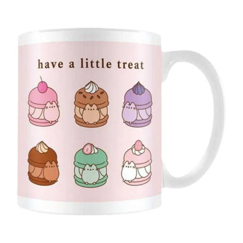 Image of Pusheen Pusheen Have A Little Treat Mug in White White One Size Unisex 5063806895985