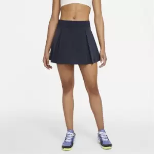 Image of Nike Club Skirt Womens Regular Tennis Skirt (Plus Size) - Blue