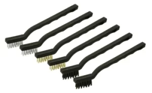 Image of Rolson Mini Wire Brush Set, 175mm, Set of 6