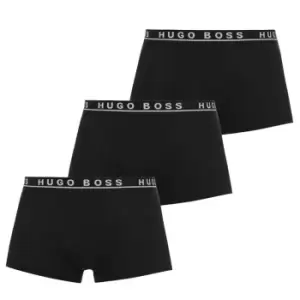 Image of Boss 3 Pack Logo Boxer Shorts - Black