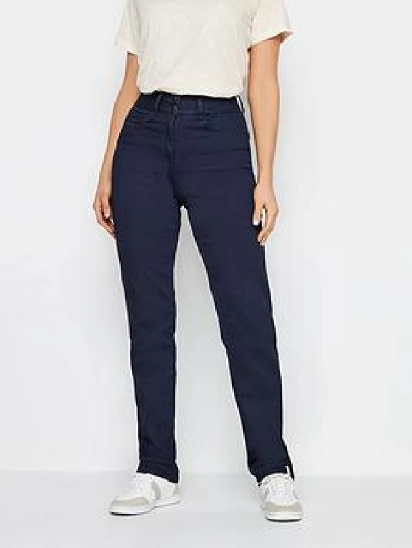 Image of Long Tall Sally Tall Premium Slim Leg Jeans Dark Blue
