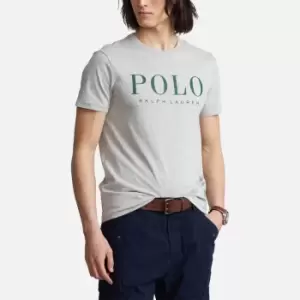 Image of Polo Ralph Lauren Mens Script Logo T-Shirt - Andover Heather - M