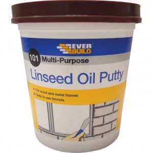 Image of Everbuild Multi Purpose Linseed Oil Putty Brown 2000g