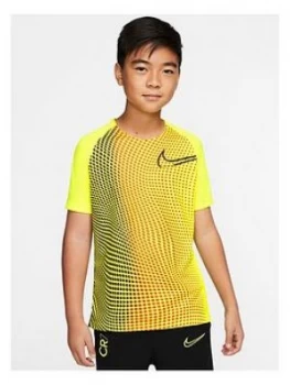 Image of Boys, Nike Cr7 Junior Dry Fit Tee, Yellow, Size XL