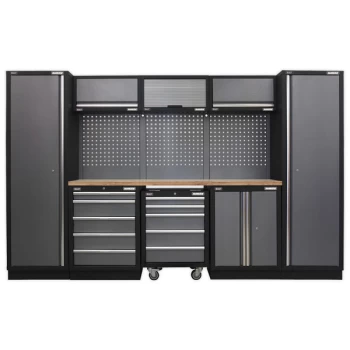 Image of Sealey APMSSTACK03W Modular Storage System Combo - Pressed Wood Wo...