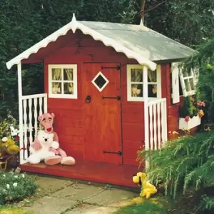 Image of 6' x 6' Shire Den Kids Wooden Playhouse (1.79m x 1.79m)
