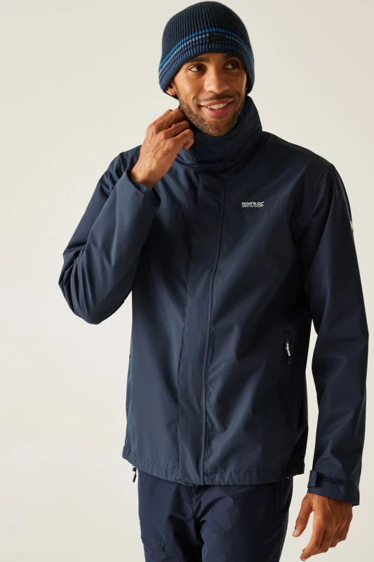 Image of Regatta Regatta Men 'Matt II' Waterproof Shell in Mid Navy Size: Medium Mid Navy M Male 5063516002666