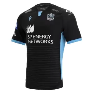 Image of Macron Glasgow Warriors Home Shirt 2021 2022 Junior - Blue