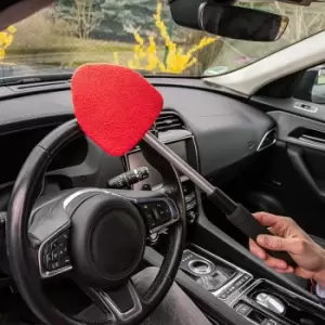 Image of HEYNER Car window cleaning brush 407630 Window cleaning squeegee