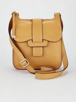 Image of Radley Devonport Mews Medium Flapover Crossbody Bag - Buttercup