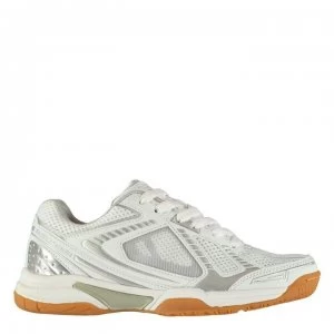 Image of Slazenger Indoor Shoes Ladies - White/Silver