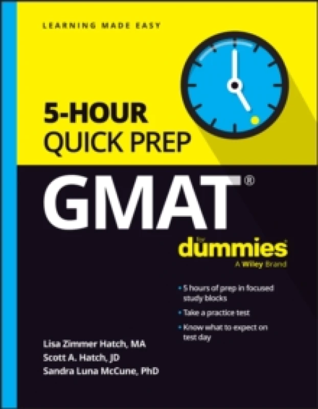 Image of GMAT 5-Hour Quick Prep For Dummies Paperback / softback