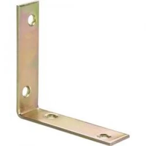 Image of TOOLCRAFT Chair angle 60 mm Steel yellow galvanised