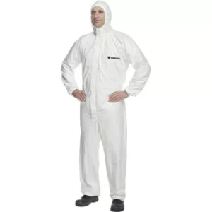 Image of Tuffsafe White Coveralls, Type 5/6, Size 3XL