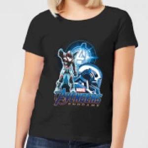Image of Avengers: Endgame War Machine Suit Womens T-Shirt - Black