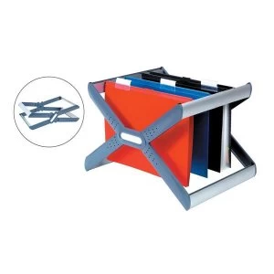 Image of Rexel Crystalfile Extra Desk Organiser Frame for 30 A4 or Foolscap Suspension Files