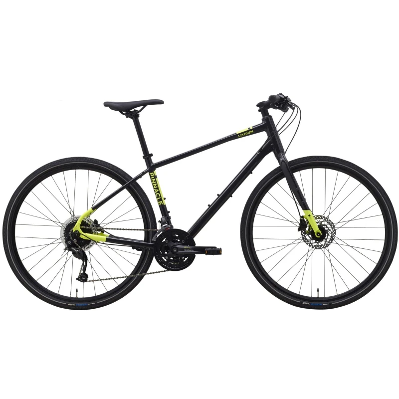 Image of Pinnacle Lithium 3 Hybrid Bike Adults - Black XS