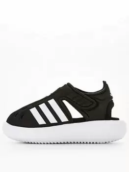 Image of Adidas Infant Water Sandal, Black/White, Size 8