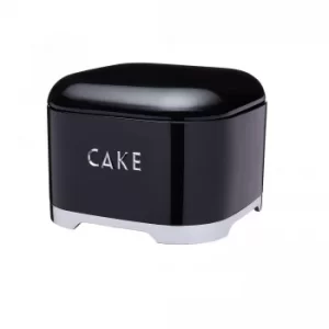 Image of Lovello Black Cake Tin Black and Silver
