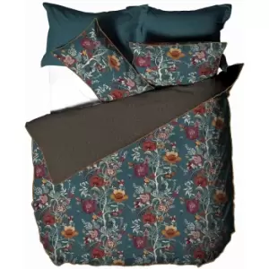 Image of Paoletti Bloom Pillowcase (Pack Of 2) (One Size) (Teal)