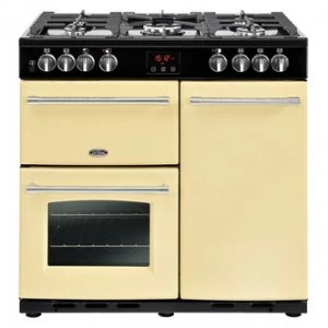 Image of Belling Farmhouse 90DFT Dual Fuel Range Cooker