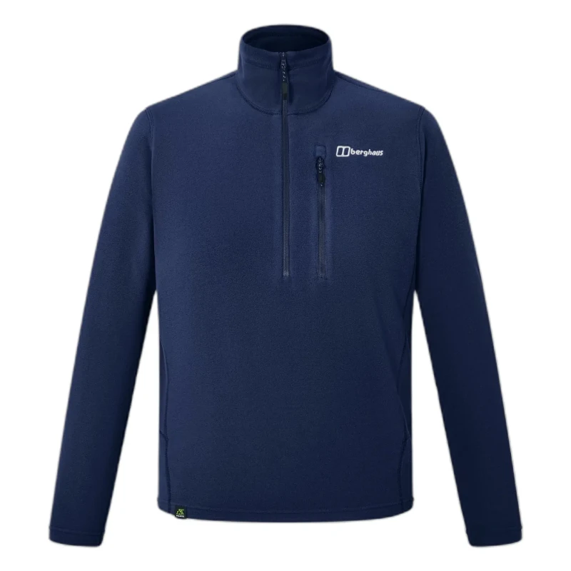 Image of Half-zip fleece Berghaus Prism Micro PT Bleu Male S