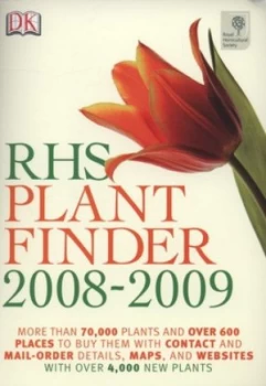 Image of Rhs Plant Finder 2008-2009 by Chris Philip and Tony Lord and James Armitage and Judith Merrick and Royal Horticultural Society Paperback