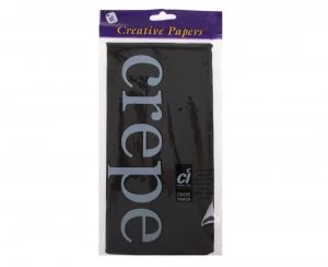 Image of Creativity Crepe Paper 300x50cm Black