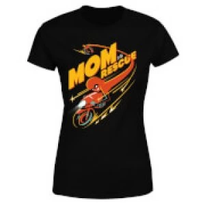 Image of The Incredibles 2 Mom To The Rescue Womens T-Shirt - Black - S