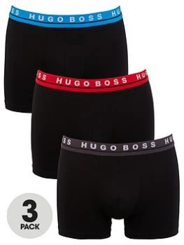 Image of BOSS Bodywear 3 Pack Boxer Briefs - Black Size XL Men
