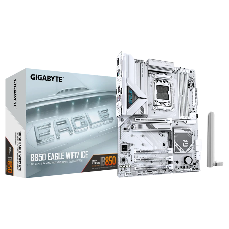 Image of Gigabyte B850 EAGLE WIFI7 ICE AMD Ryzen AM5 DDR5 ATX Motherboard