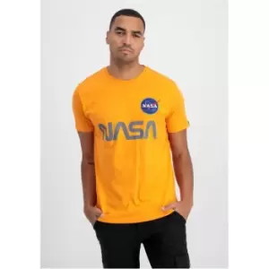 Image of Alpha Industries NASA Reflective Tee - Orange
