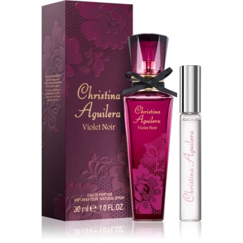 Image of Christina Aguilera Violet Noir Gift Set 30ml Eau de Parfum + 10ml Eau de Parfum