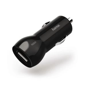 Image of Hama Car Charger, 2.4 A, Black