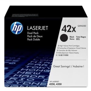 Image of HP 42X Black Laser Toner Ink Cartridge