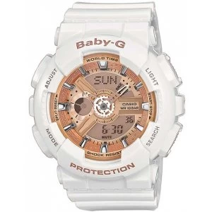 Image of Casio BA110-7A1ER Baby-G Combination Wach with 5 Alarms (White)