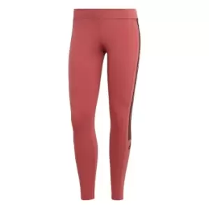 Image of adidas AEROREADY Designed to Move Cotton-Touch 7/8 Tights - Red