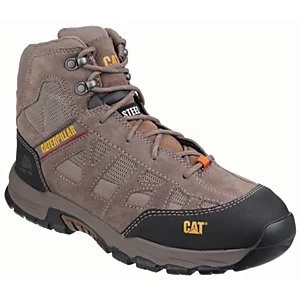 Image of Caterpillar Cat Structure Hiker Safety Boot Brown Size 6