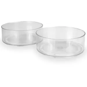 Image of Revolving Organisers - Set of 2 Clear - Pukkr